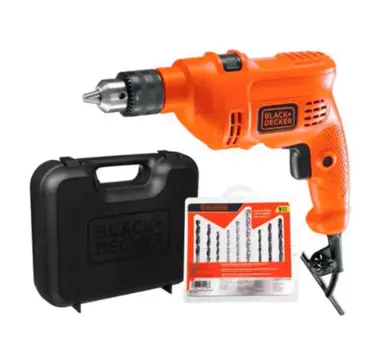 furadeira de impacto black+decker tm500kb9 construcao total